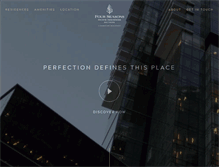 Tablet Screenshot of liveattheresidences.com